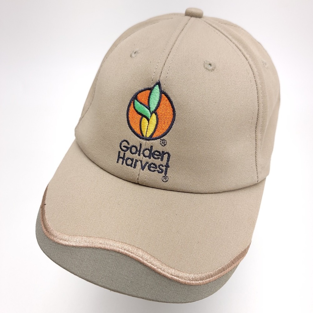 Golden Harvest Logo Baseball Golf Sport Hat Cap Hook And Loop K-Products Farming